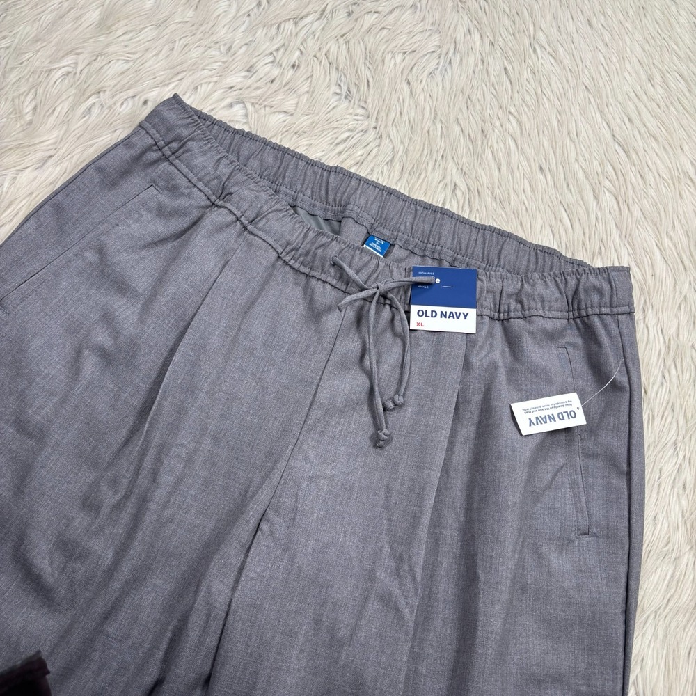 NWOT Old Navy Women's L Houndstooth Billie High-Rise Ankle Pant Academia Preppy - Picture 2 of 6